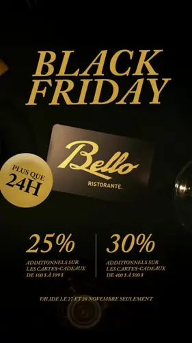 Image promotion Bello Ristorante