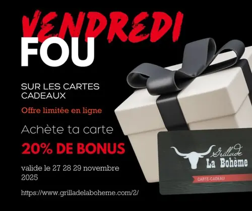 Image promotion Grillade La Bohème