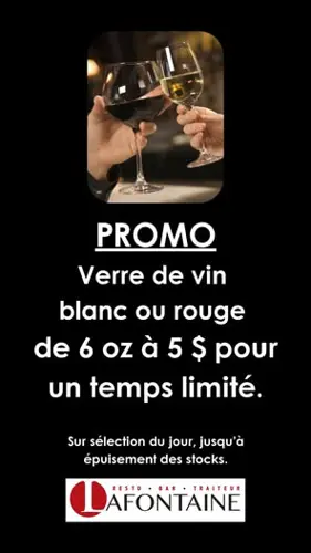 Image promotion Resto-Bar Lafontaine