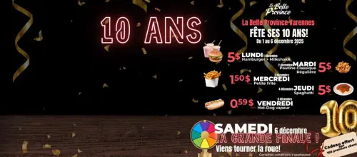 Image promotion Restaurant La Belle Province