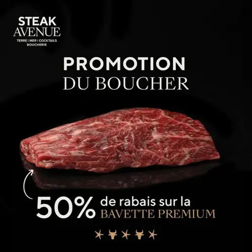 Image promotion Steak Avenue - Vieux Québec
