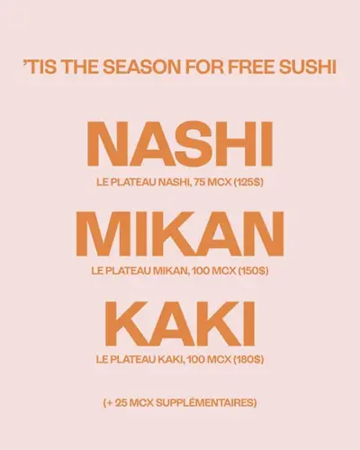 Image promotion Le Blossom — Village | Sushi & Cocktails à Montréal