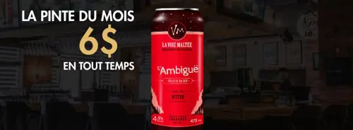 Image promotion La Voie Maltée - Brasserie Artisanale (Jonquière)
