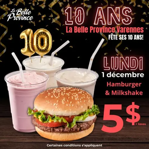 Image promotion Restaurant La Belle Province