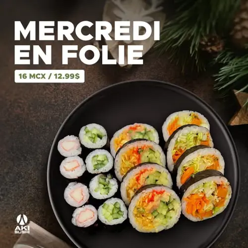 Image promotion Aki Sushi Bromont