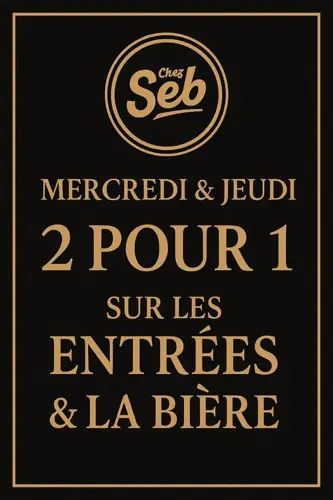 Image promotion Chez Seb