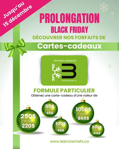 Image promotion Les Trois Chefs - Brossard