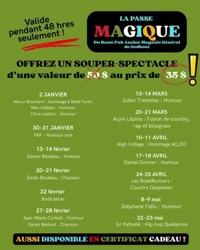 Image promotion Resto-Pub Ancien Magasin Général