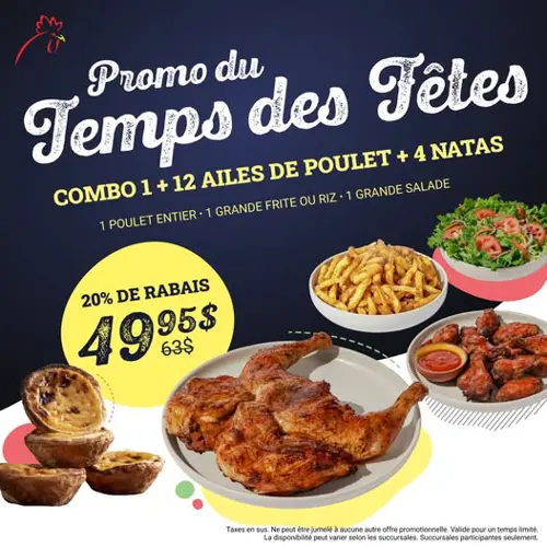 Image promotion Rôtisserie Piri Piri (Longue-Pointe)