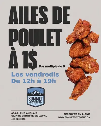 Image promotion Sommet Bistro Pub