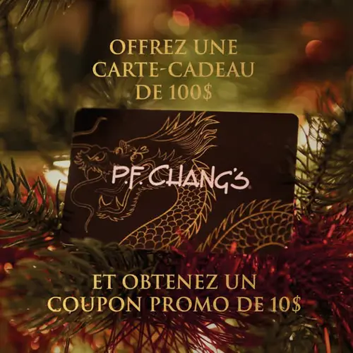 Image promotion P.F. Chang's