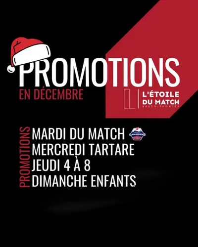Image promotion L'Étoile Du Match - Resto-Sportif