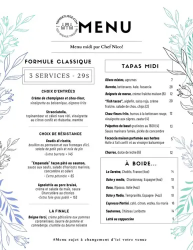 Image promotion Tapas & Liège