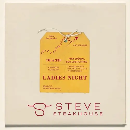 Image promotion Steve Steakhouse