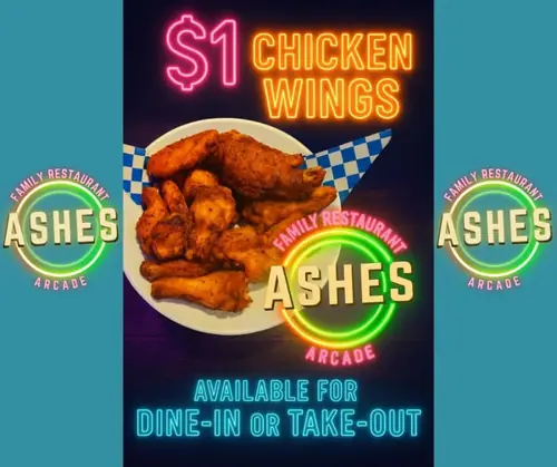 Image promotion Ashes Family Restaurant