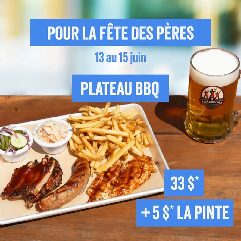 Image promotion 3 Brasseurs - Place Sainte-Foy