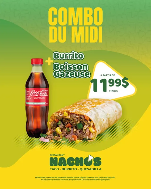 Image promotion Restaurant Nacho's Sainte-Marthe