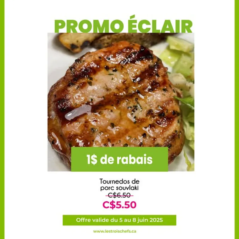 Image promotion Les trois Chefs Lebourgneuf