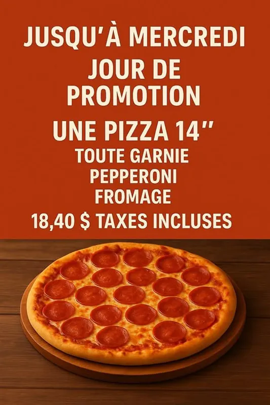 Image promotion Miss Calgary Pizza - Pizza 2 pour 1