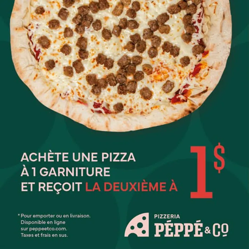 Image promotion Pizzeria Péppé & Co