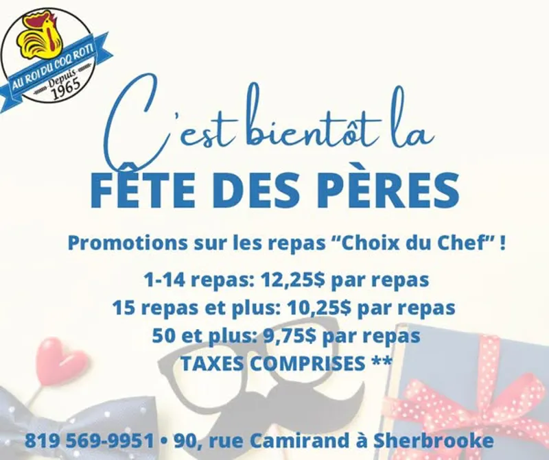 Image promotion Au Roi Du Coq Rôti