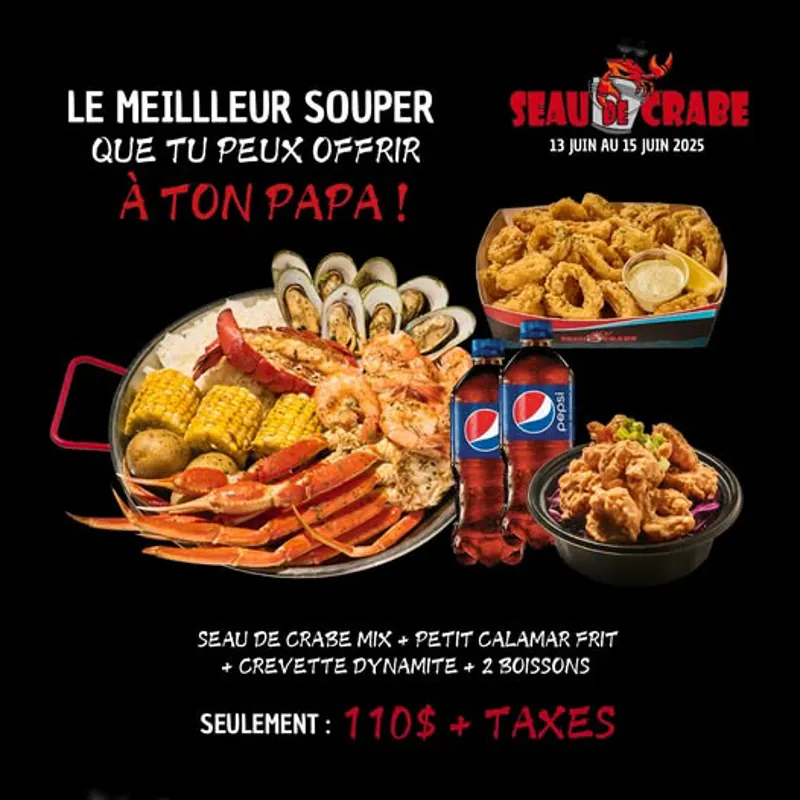Image promotion Seau de Crabe Restaurant