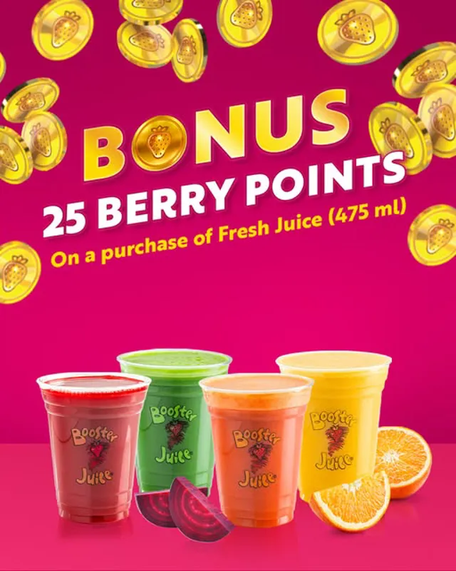 Image promotion Booster Juice