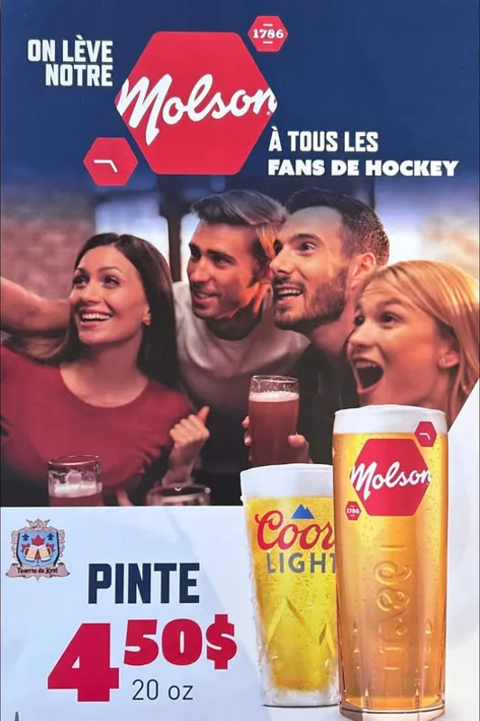 Image promotion Taverne Du Kent Inc