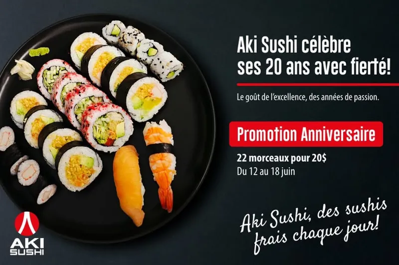 Image promotion Aki Sushi Sainte-Rose