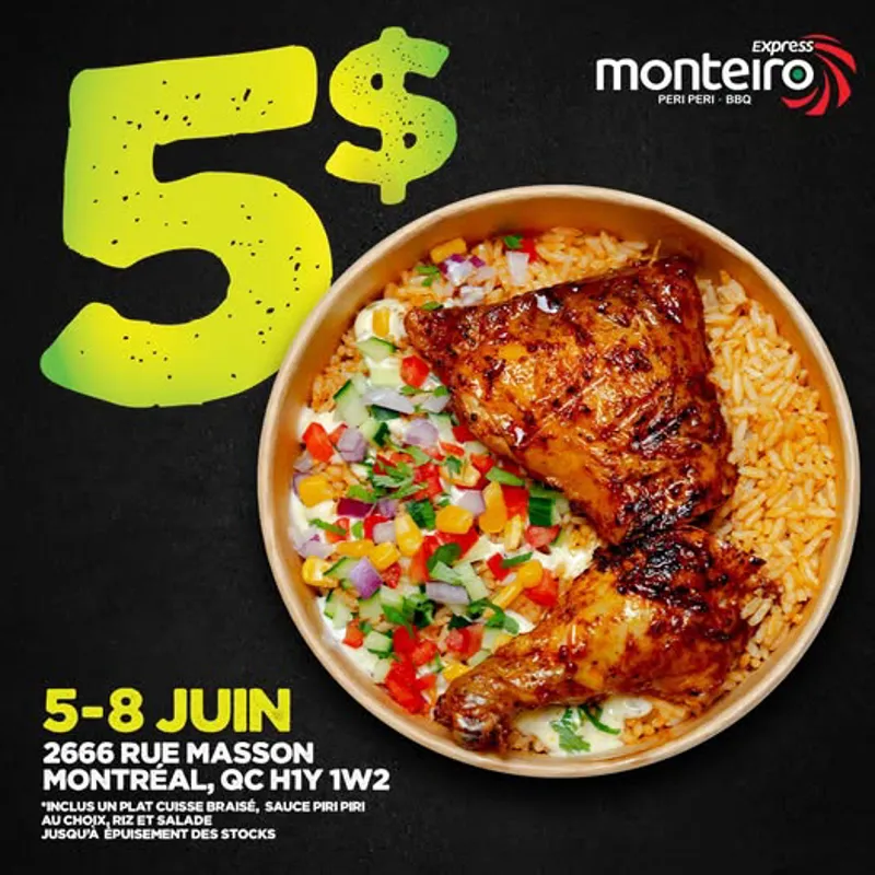 Image promotion Monteiro Express Mtl-Nord
