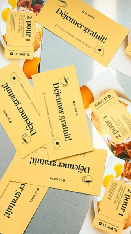 Image promotion Le Subtil - Sandwicherie, Café, Déjeuner - Beauport