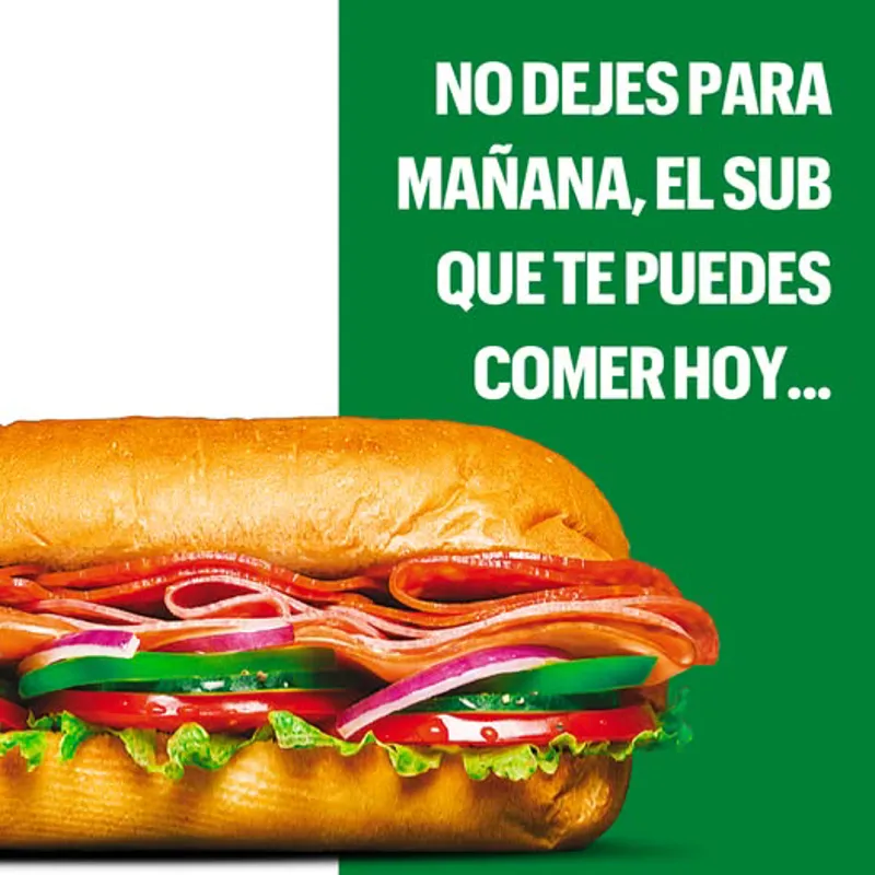 Image promotion Subway