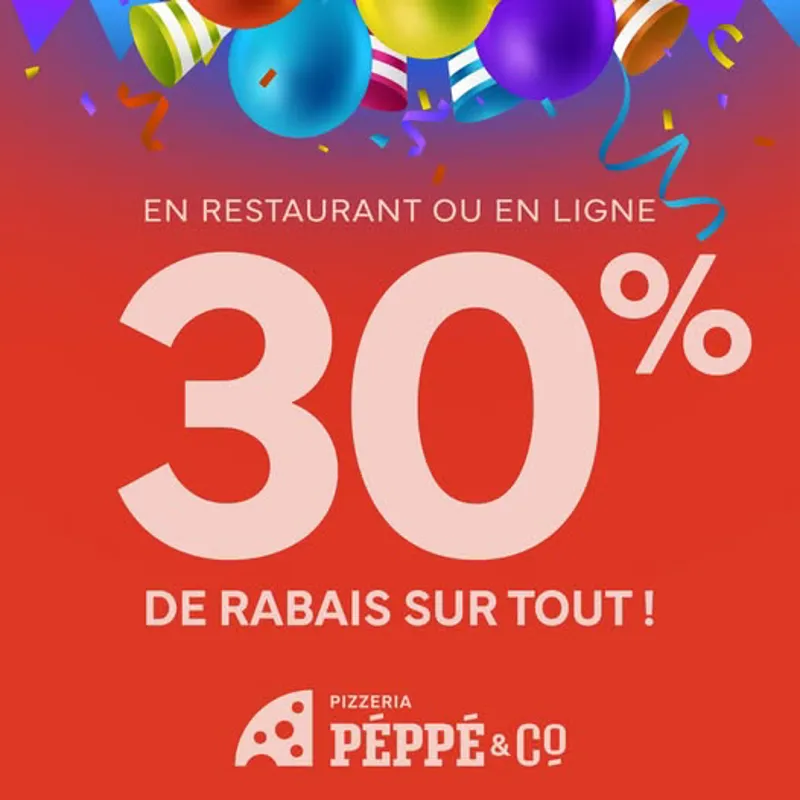 Image promotion Pizzeria Péppé & Co