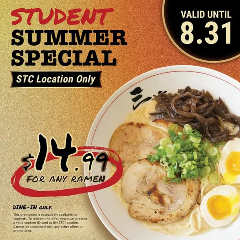 Image promotion Sansotei Ramen St-Hubert