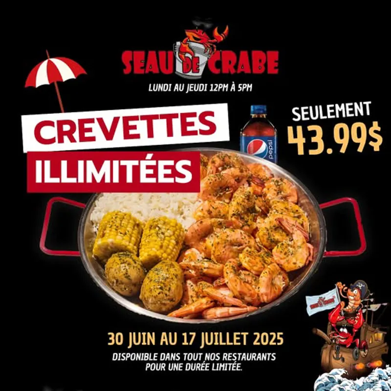 Image promotion Seau de Crabe Restaurant