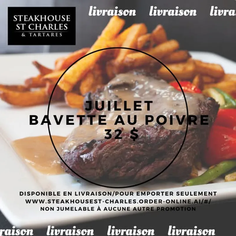 Image promotion Steak house St-Charles