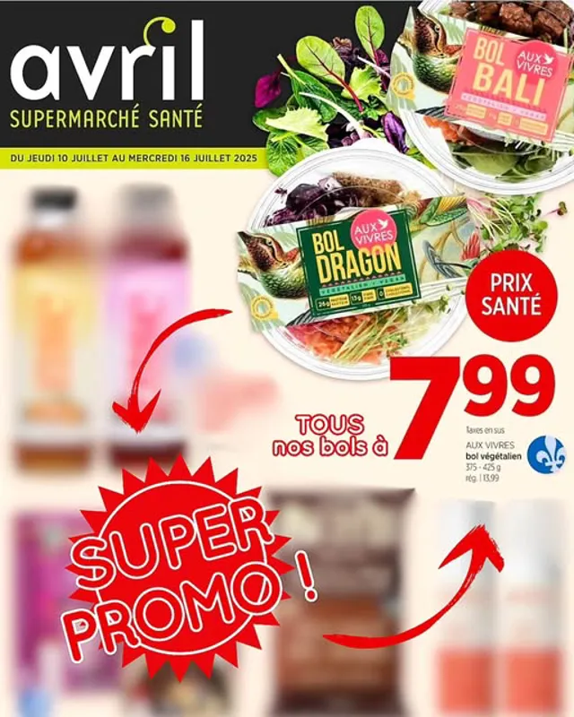 Image promotion Aux Vivres Plateau
