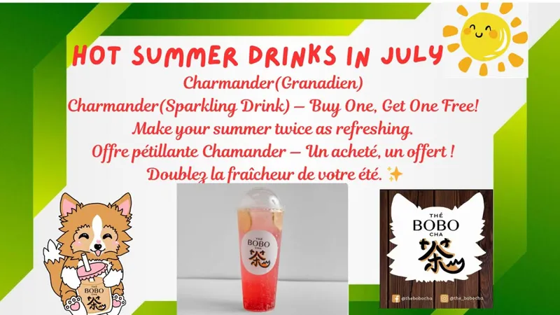 Image promotion Thé BoBo Cha