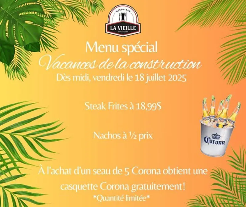 Image promotion Resto-Bar La Vieille