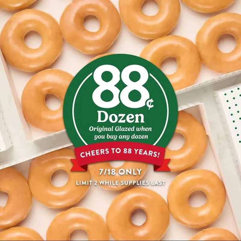 Image promotion Krispy Kreme