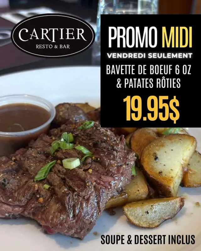 Image promotion Cartier resto Bar