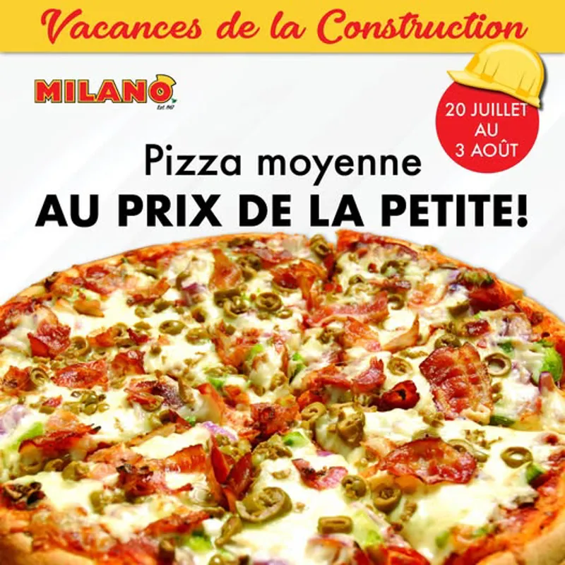 Image promotion Milano Pizzeria