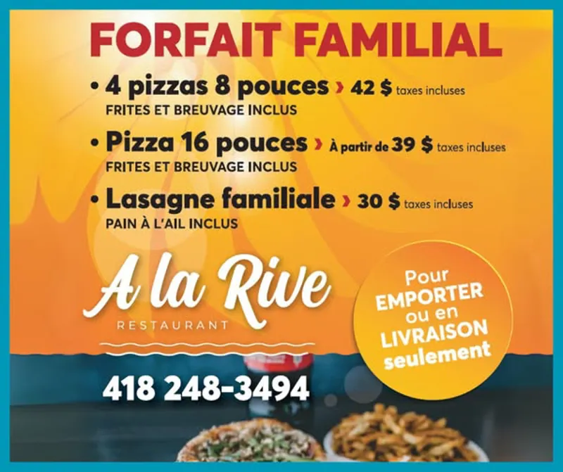 Image promotion Restaurant À la Rive