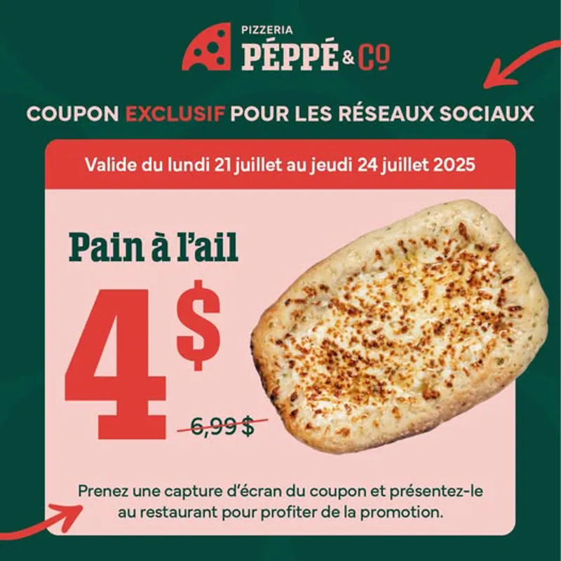 Image promotion Pizzeria Péppé & Co