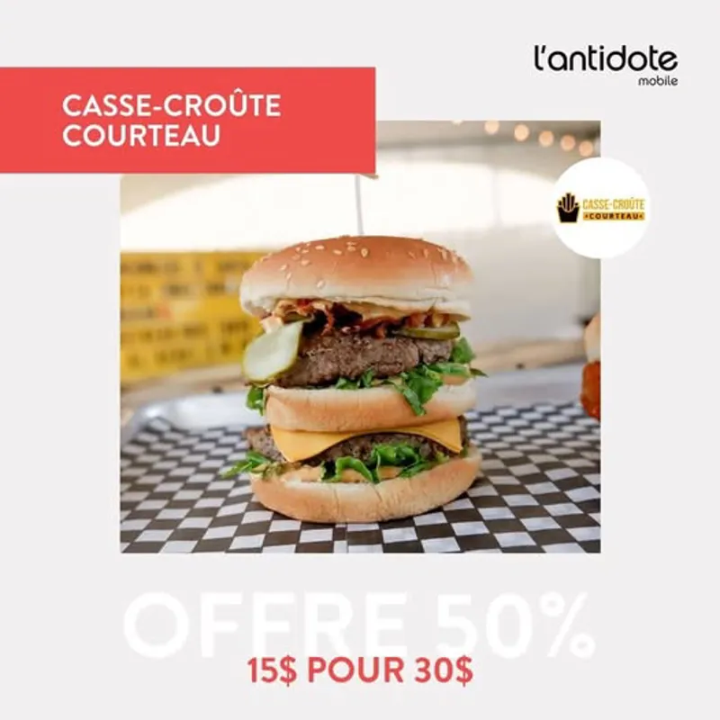 Image promotion Casse-Croûte Courteau – Saint-Boniface