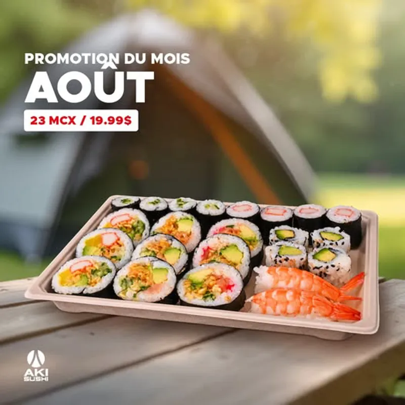 Image promotion Aki Sushi St-Hilaire