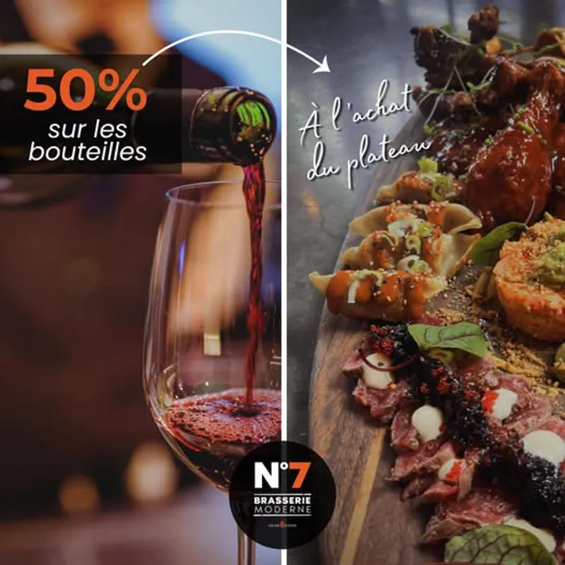 Image promotion Le Numéro 7 - Brasserie Moderne