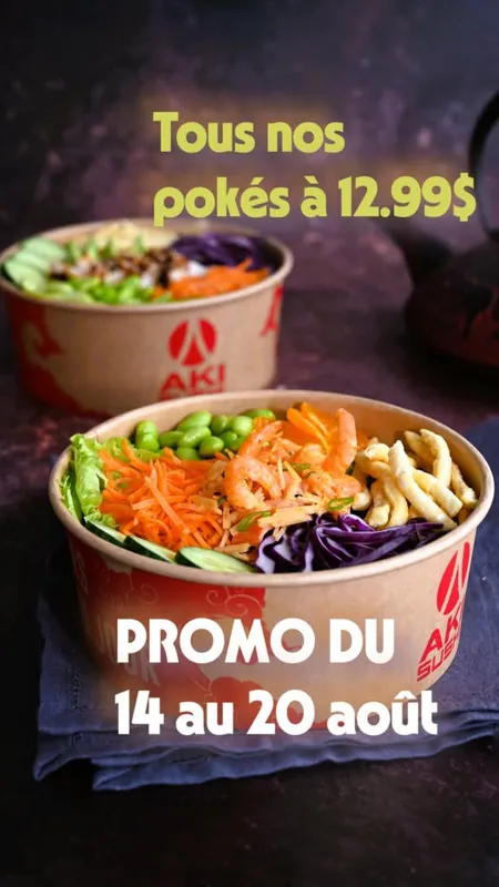 Image promotion Aki Sushi Joliette