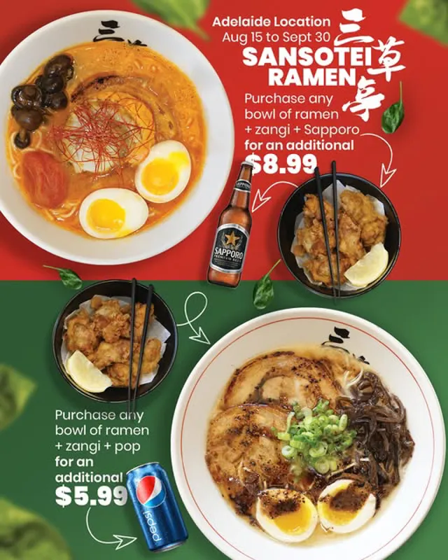 Image promotion Sansotei Ramen Sainte-Catherine