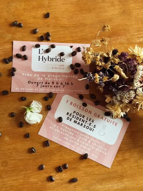 Image promotion L'Hybride — café & librairie